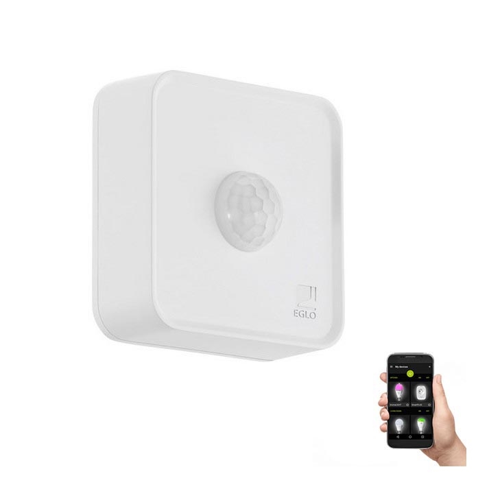 Eglo 33236 - Venkovní pohybový senzor CONNECT SENSOR 3xAA 12 m bílá IP44