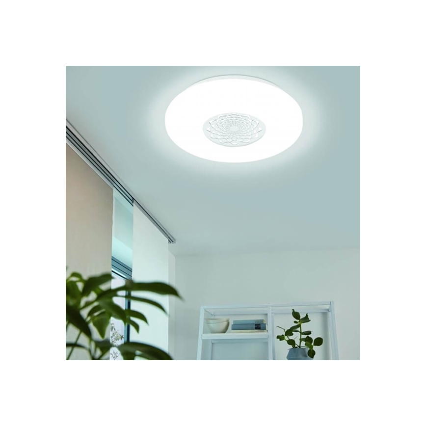 Eglo 33248 - LED RGBW Stmívatelné stropní svítidlo CAPASSO-C LED/17W/230V 2700-6500K pr. 34 cm