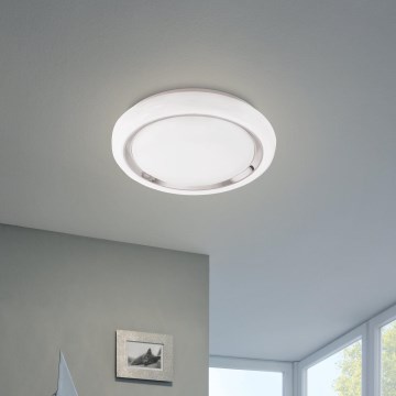 Eglo 33254 - LED RGBW Stmívatelné stropní svítidlo CAPASSO-C LED/17W/230V 2700-6500K pr. 34 cm