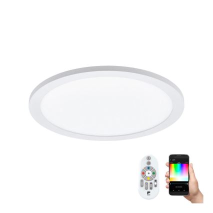 Eglo 33341 - LED RGBW Stmívatelné stropní svítidlo SARSINA-C LED/16W/230V 2700-6500K pr. 30 cm + dálkové ovládání