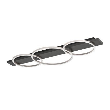 Eglo 33488 - LED Stropní svítidlo BOYAL 2xLED/12W/230V + LED/12W černá