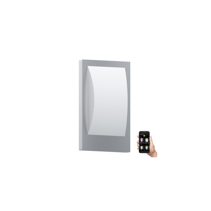 Eglo 33569 - LED Venkovní nástěnné svítidlo VERRES-C 1xE27/9W/230V IP44 matný chrom