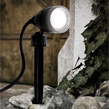 Eglo 33579 - LED RGBW Venkovní lampa NEMA-C 1xGU10/5W/230V IP44 černá