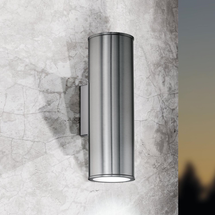 Eglo 33582 - LED RGBW Stmívatelné venkovní nástěnné osvětlení RIGA 2xGU10/5W/230V IP44