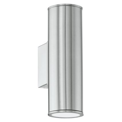 Eglo 33582 - LED RGBW Stmívatelné venkovní nástěnné osvětlení RIGA 2xGU10/5W/230V IP44