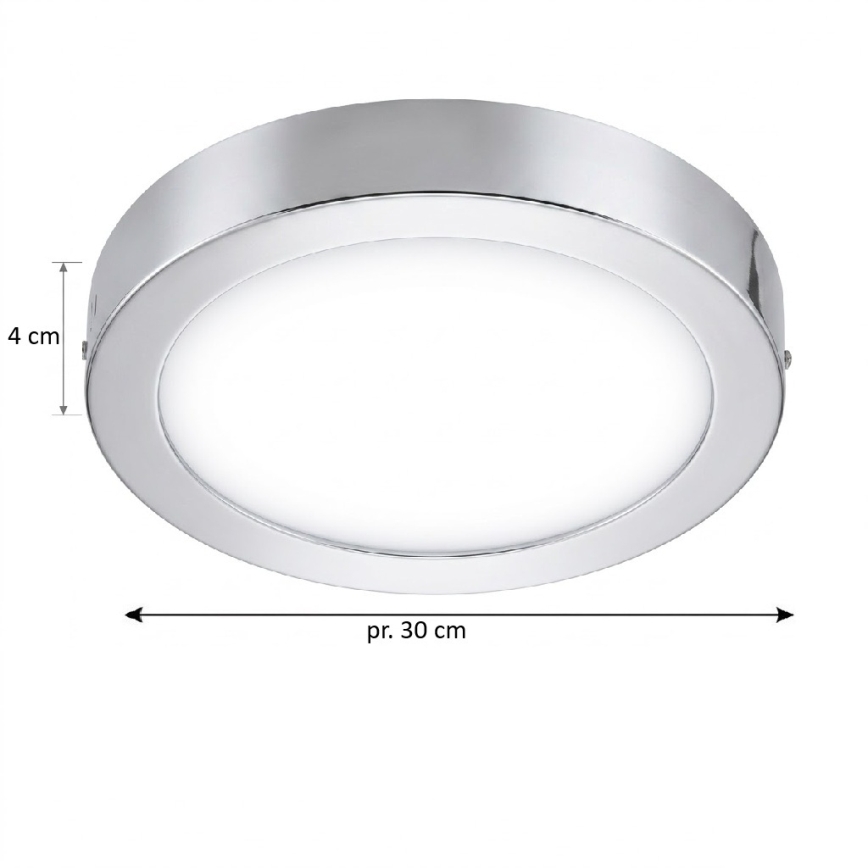 Eglo 33667 - LED RGBW Stmívatelné koupelnové stropní svítidlo FUEVA-C LED21W/230V pr. 30 cm IP44
