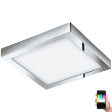 Eglo 33668-LED RGBW Stmívatelné koupelnové svítidlo FUEVA-C 21W/230V 30x30cm IP44