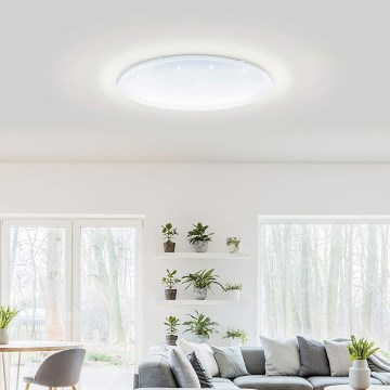 Eglo 33669 - LED RGBW Stmívatelné stropní svítidlo TOTARI-C LED/43W/230V 2700-6500K bílá + dálkové ovládání