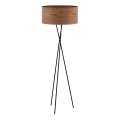 Eglo 33705 - Stojací lampa CANNAFESCA 1xE27/60W/230V hnědá/černá