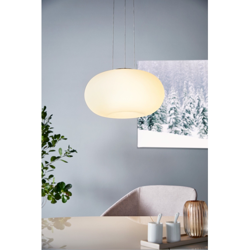 Eglo 33766 - LED RGBW Stmívatelný lustr na lanku OPTICA-C LED/22W/230V 2700-6500K pr. 37,5 cm
