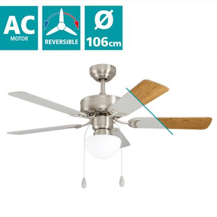 Eglo - Stropní ventilátor 1xE27/40W/230V