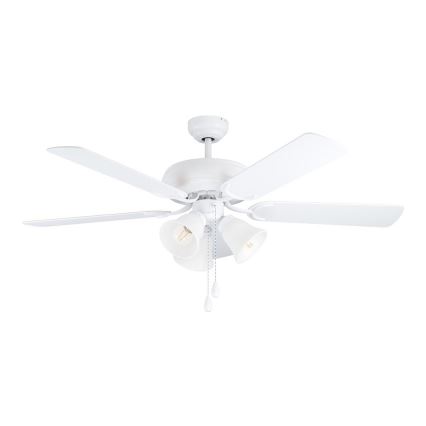 Eglo 35076 - Stropní ventilátor LAS PALMAS 3xE27/40W/230V bílá