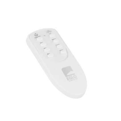 Eglo - LED Stmívatelný stropní ventilátor LED/20W/230V + dálkové ovládání černá