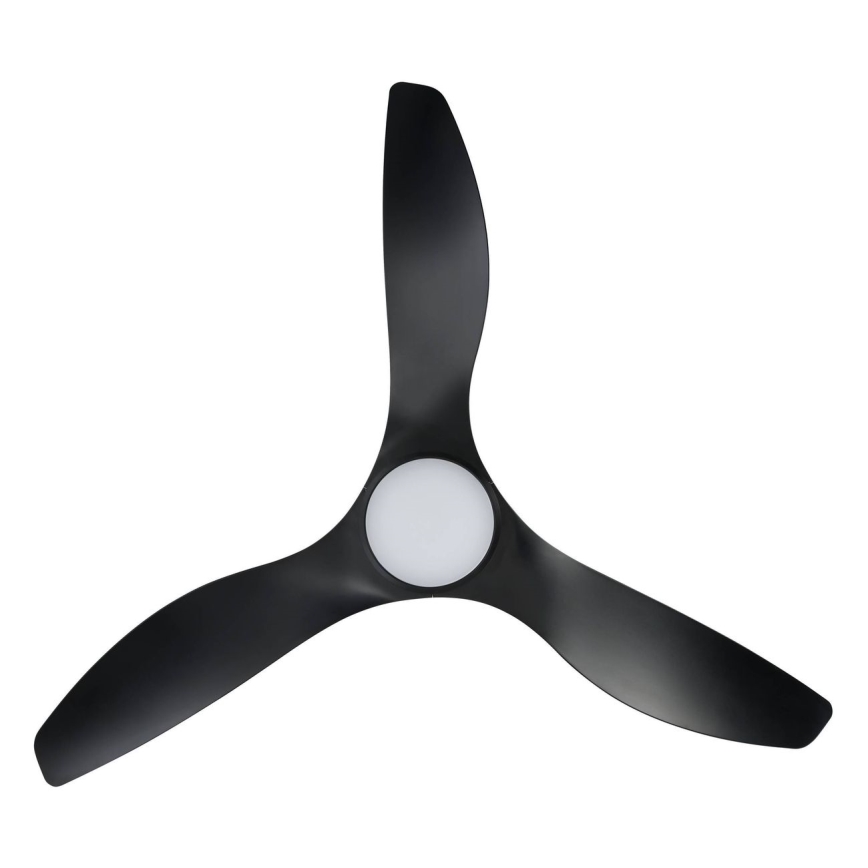 Eglo - LED Stropní ventilátor LED/20W/230V 3000/4000/5000K pr. 132 cm černá + dálkové ovládání