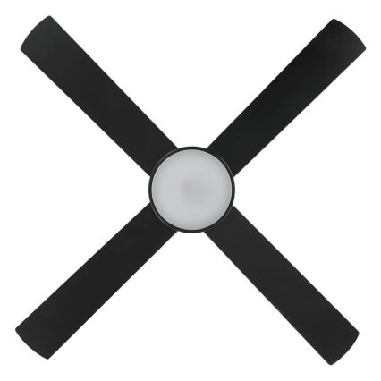 Eglo - LED Stropní ventilátor LED/19W/230V 3000/4000/5000K pr. 122 cm černá + dálkové ovládání