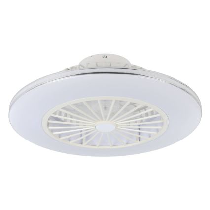 Eglo - LED Stmívatelný stropní ventilátor 3xLED/12,6W/230V pr. 55 cm bílá + dálkové ovládání
