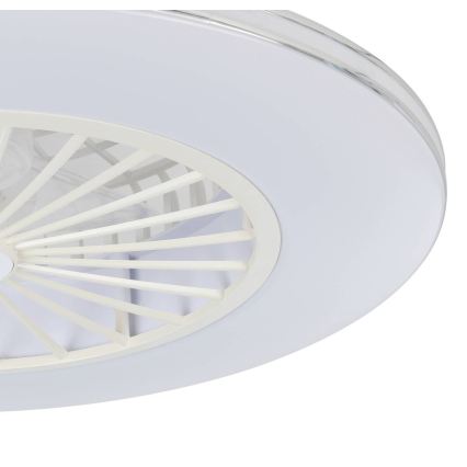 Eglo - LED Stmívatelný stropní ventilátor 3xLED/12,6W/230V pr. 55 cm bílá + dálkové ovládání