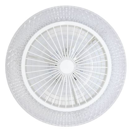Eglo - LED Stmívatelný stropní ventilátor 3xLED/12,6W/230V 2700-6500K pr. 55 cm bílá + dálkové ovládání