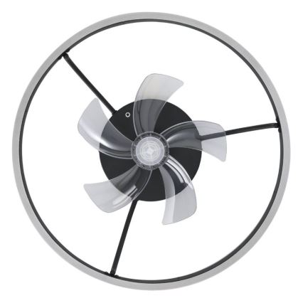 Eglo - LED RGBW Stmívatelný stropní ventilátor LED/36W/230V 3000-6500K černá + dálkové ovládání