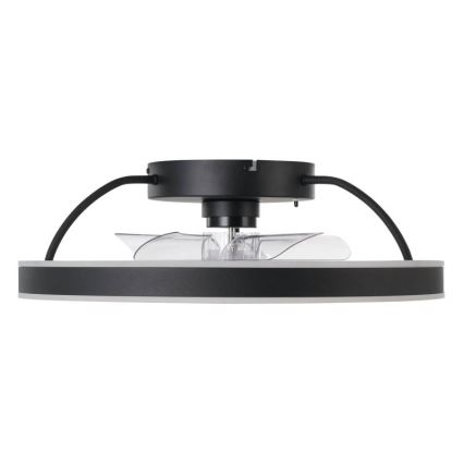 Eglo - LED RGBW Stmívatelný stropní ventilátor LED/36W/230V 3000-6500K černá + dálkové ovládání