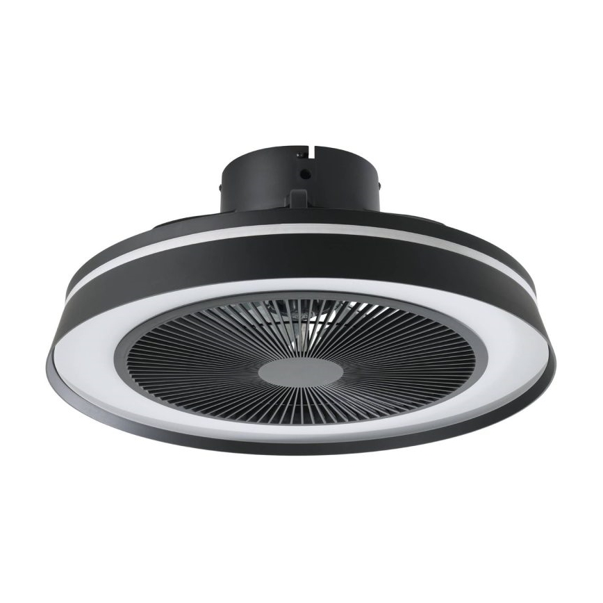 Eglo - LED RGBW Stmívatelný stropní ventilátor 3xLED/8,5W/230V+LED/6W 2700-6500K pr. 48 cm černá + dálkové ovládání