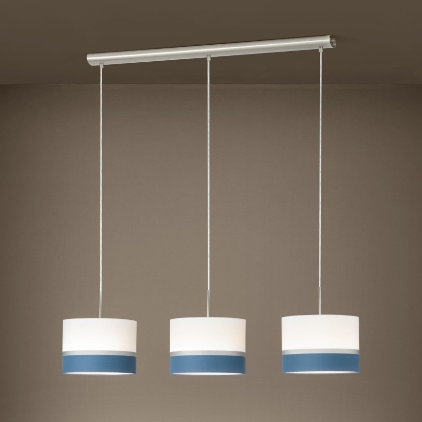 Eglo 38555 - Lustr na lanku SPALTINI 3xE27/60W/230V