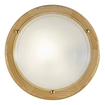 Eglo 3894 - Stropní svítidlo UFO 2xE27/60W/230V pr. 38 cm borovice