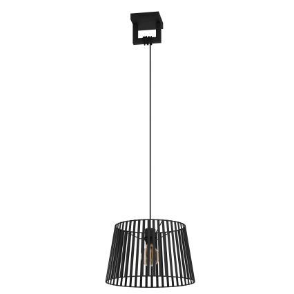 Eglo - Lustr na lanku 1xE27/40W/230V černá