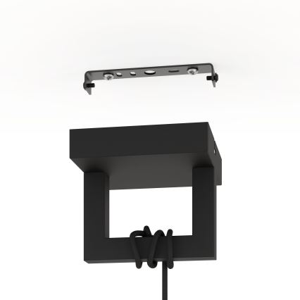 Eglo - Lustr na lanku 1xE27/40W/230V černá