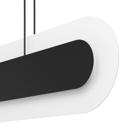 Eglo - LED Stmívatelný lustr na lanku LED/32W/230V 3000K černá