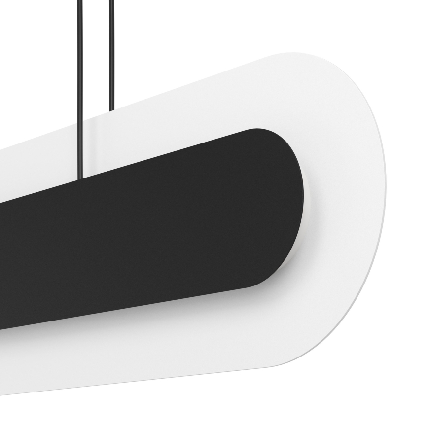 Eglo - LED Stmívatelný lustr na lanku LED/32W/230V 3000K černá