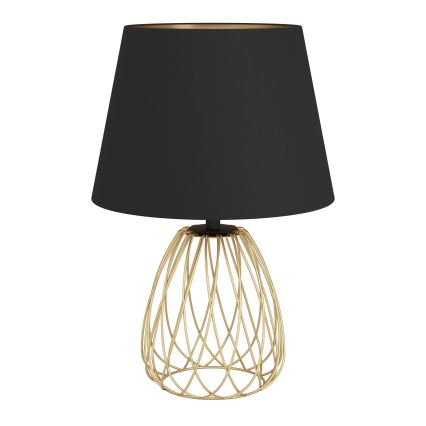 Eglo - Stolní lampa 1xE27/40W/230V černá/zlatá