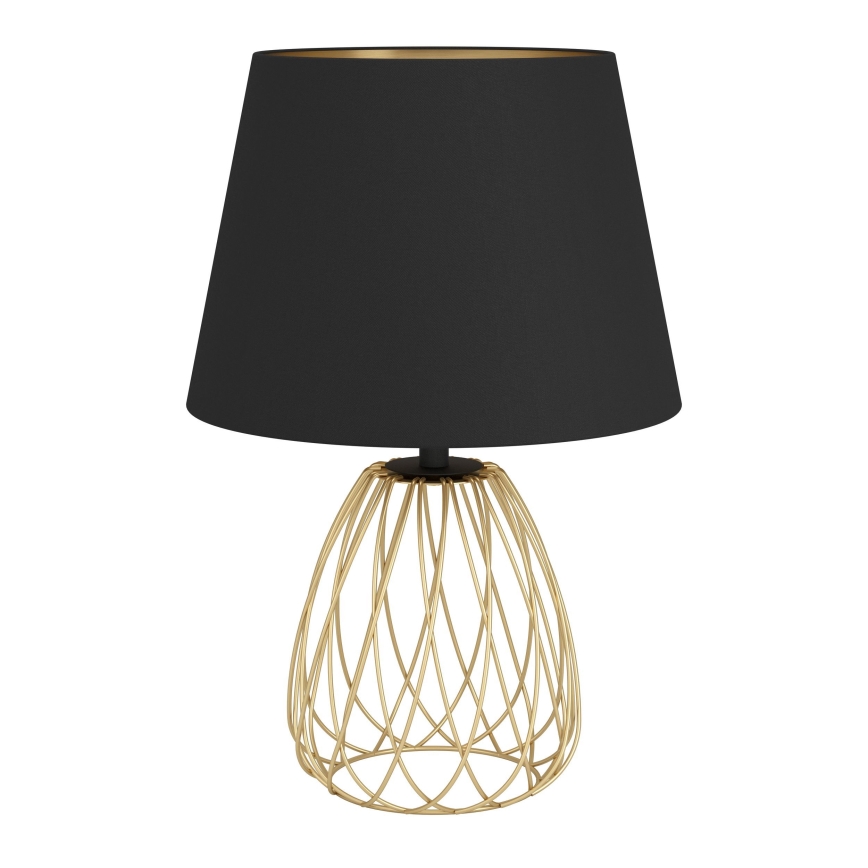 Eglo - Stolní lampa 1xE27/40W/230V černá/zlatá