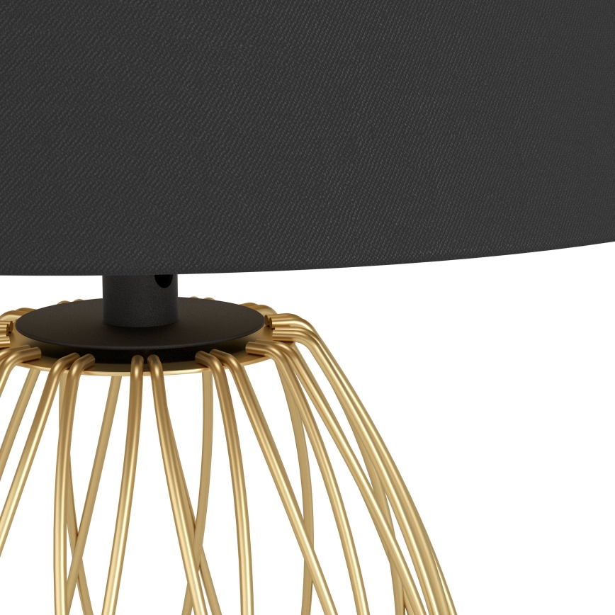 Eglo - Stolní lampa 1xE27/40W/230V černá/zlatá