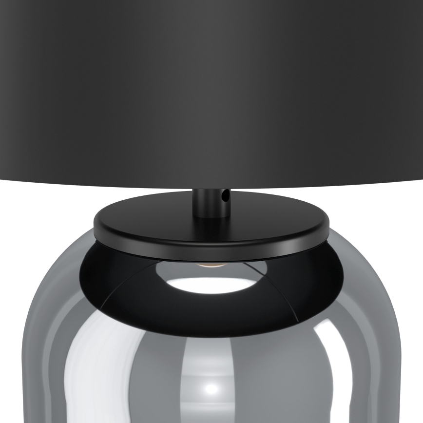 Eglo - Stolní lampa 1xE27/40W/230V černá/kouřová