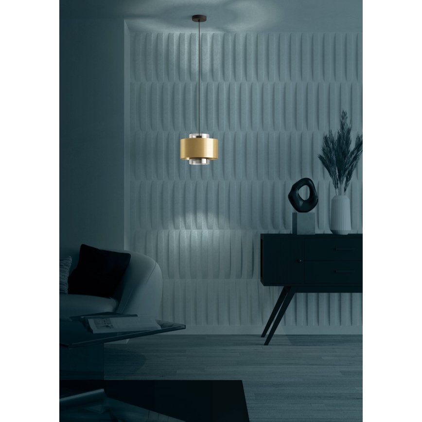 Eglo - Lustr na lanku 1xE27/40W/230V zlatá