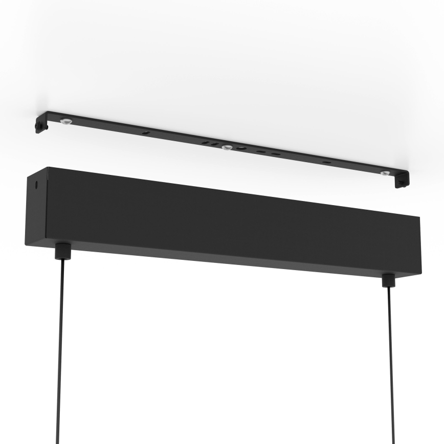 Eglo - LED Stmívatelný lustr na lanku 2xLED/12,5W/230V + LED/15,5W 3000K černá