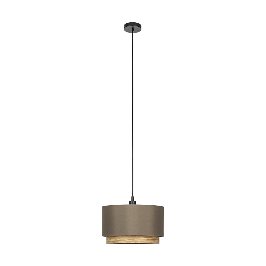 Eglo - Lustr na lanku 1xE27/40W/230V hnědá