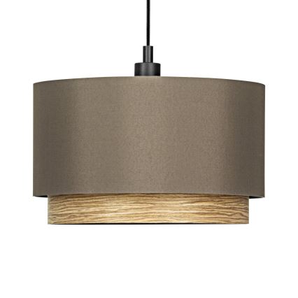 Eglo - Lustr na lanku 1xE27/40W/230V hnědá