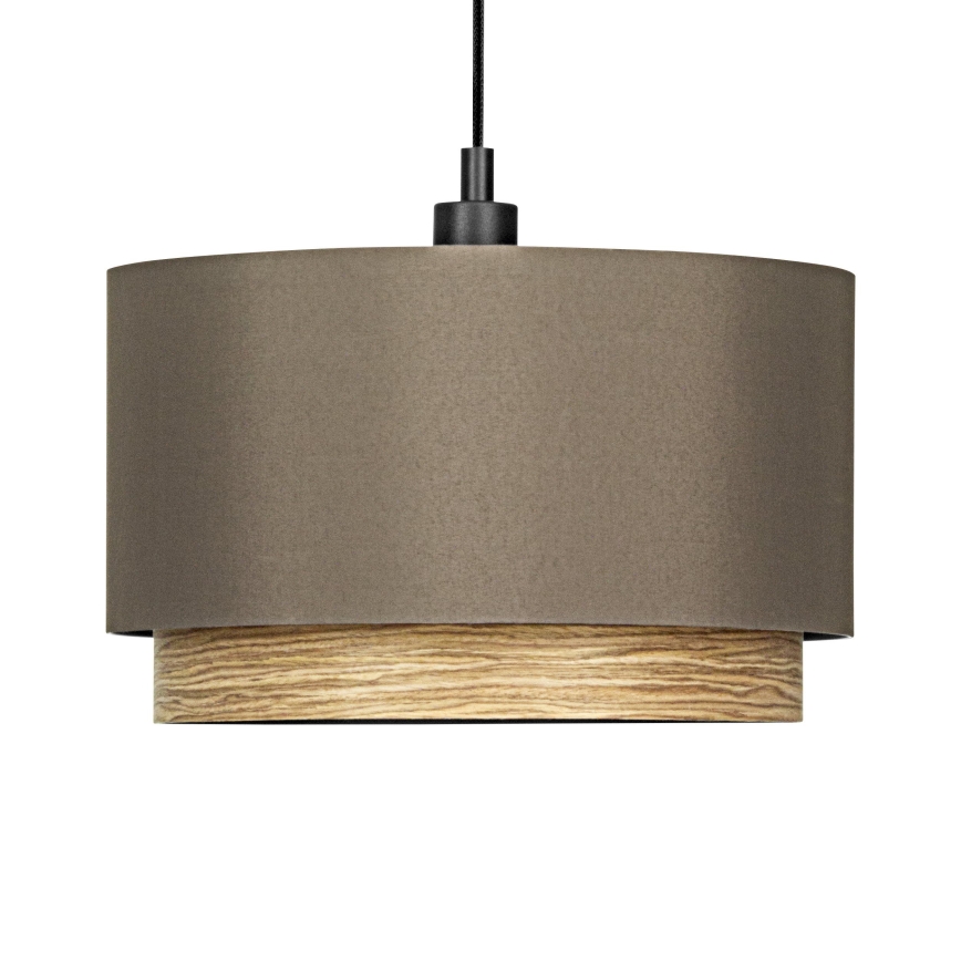 Eglo - Lustr na lanku 1xE27/40W/230V hnědá