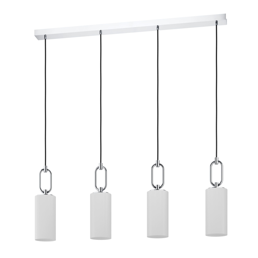 Eglo - Lustr na lanku 4xE27/40W/230V lesklý chrom
