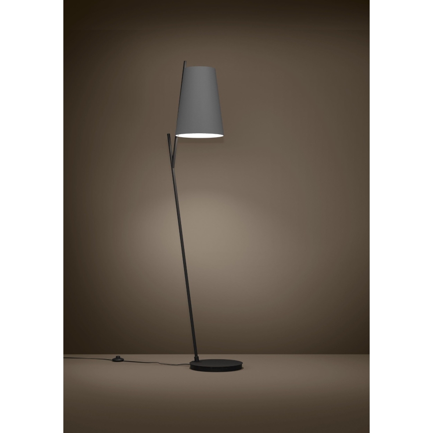 Eglo - Stojací lampa 1xE27/40W/230V šedá