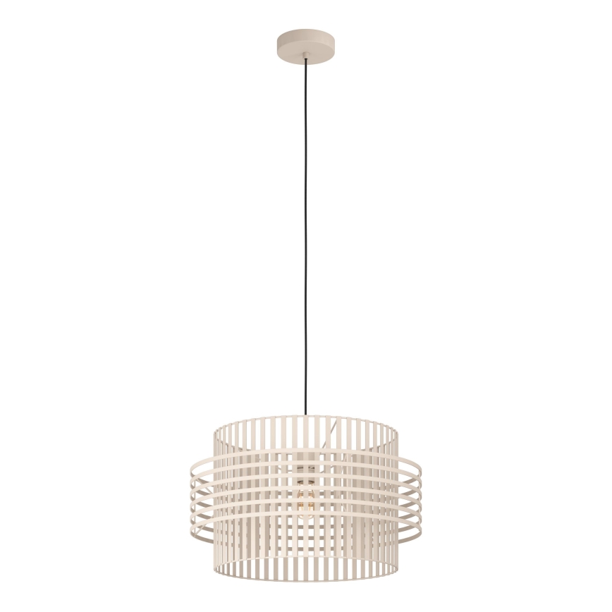 Eglo - Lustr na lanku 1xE27/40W/230V pr. 48 cm krémová