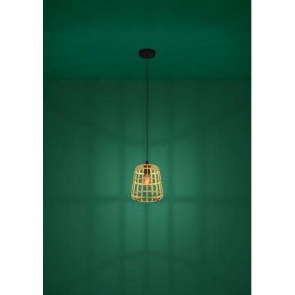 Eglo - Lustr na lanku 1xE27/40W/230V pr. 24 cm bambus