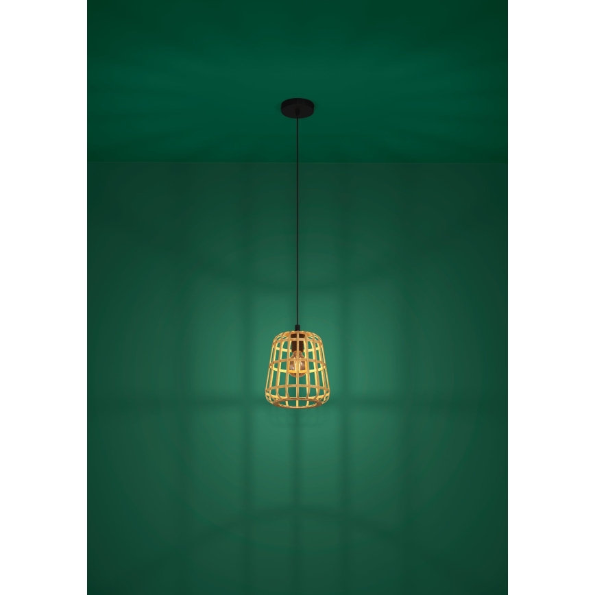 Eglo - Lustr na lanku 1xE27/40W/230V pr. 24 cm bambus