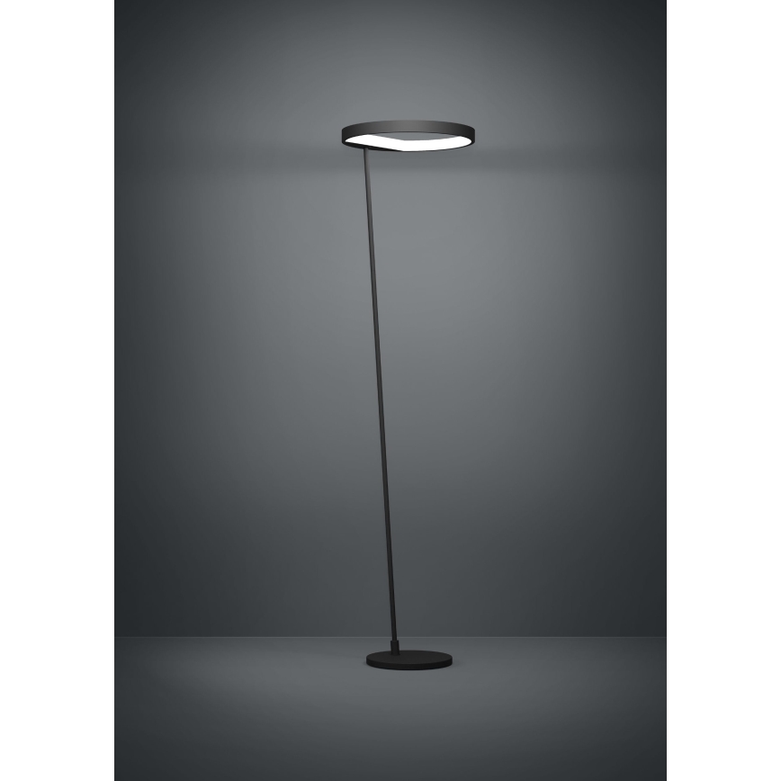 Eglo - LED Stmívatelná stojací lampa LED/23W/230V 3000K černá