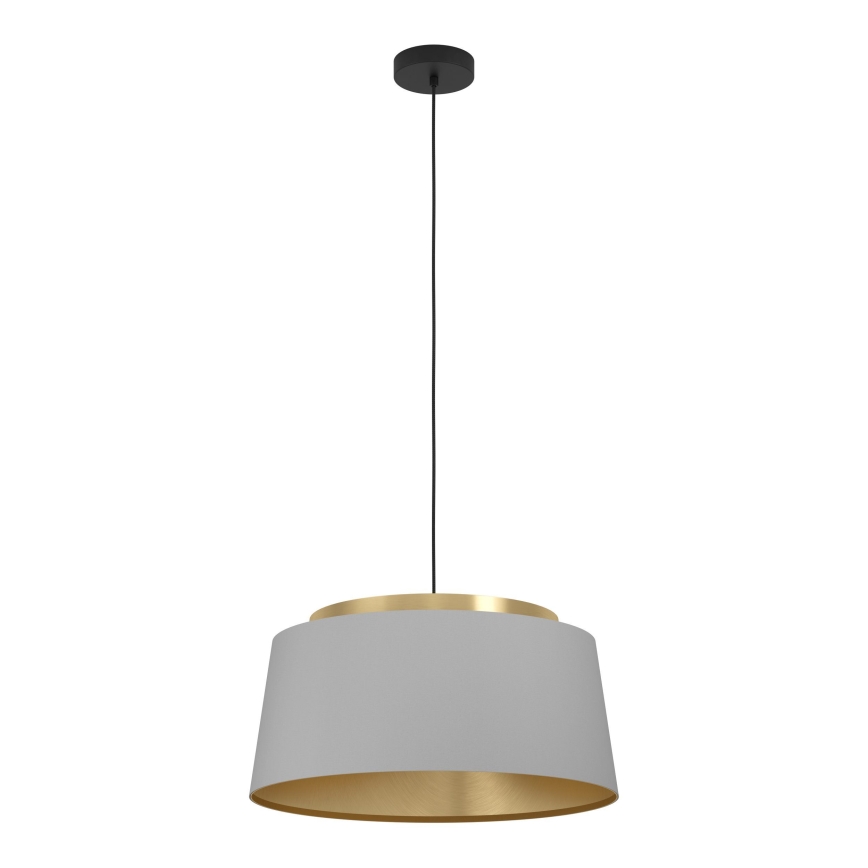 Eglo - Lustr na lanku 3xE27/40W/230V šedá/zlatá