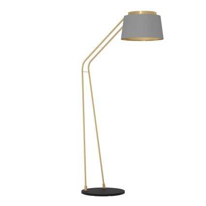 Eglo - Stojací lampa 1xE27/40W/230V šedá/zlatá