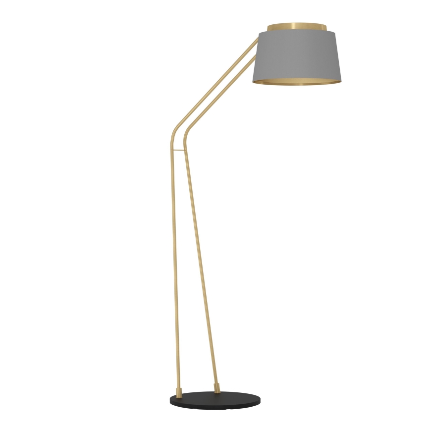 Eglo - Stojací lampa 1xE27/40W/230V šedá/zlatá