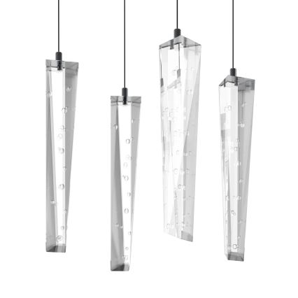 Eglo - LED Stmívatelný lustr na lanku 6xLED/4,2W/230V 3000K čirá